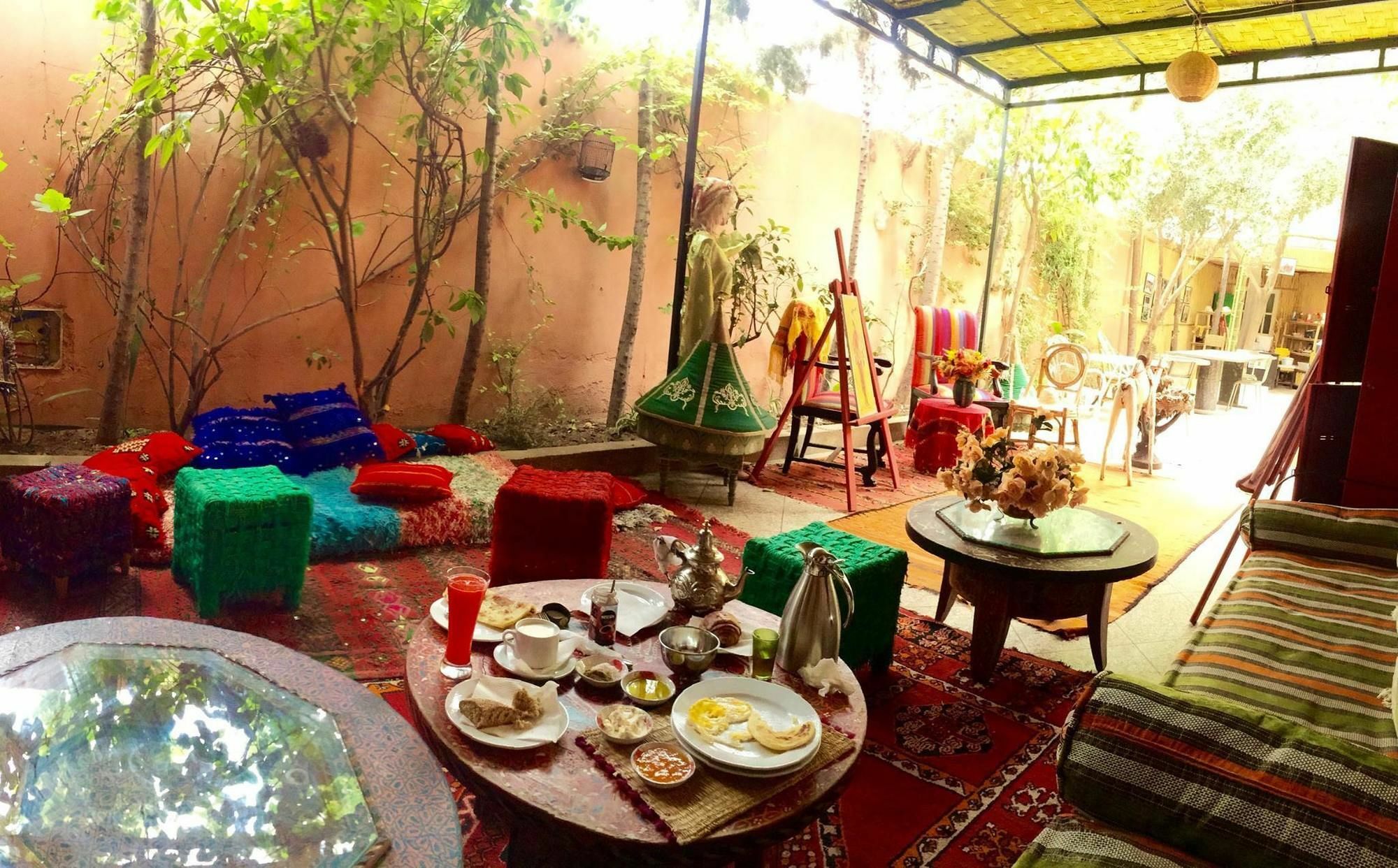 Hostel Villa Red City Marakeş Dış mekan fotoğraf